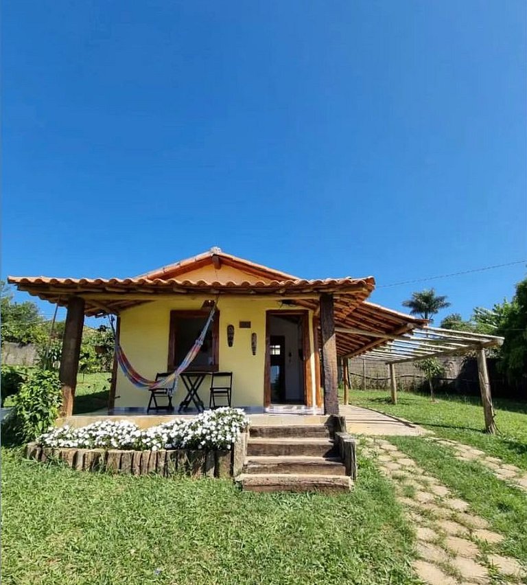 Chalé no centro com piscina - Vila Carrancas