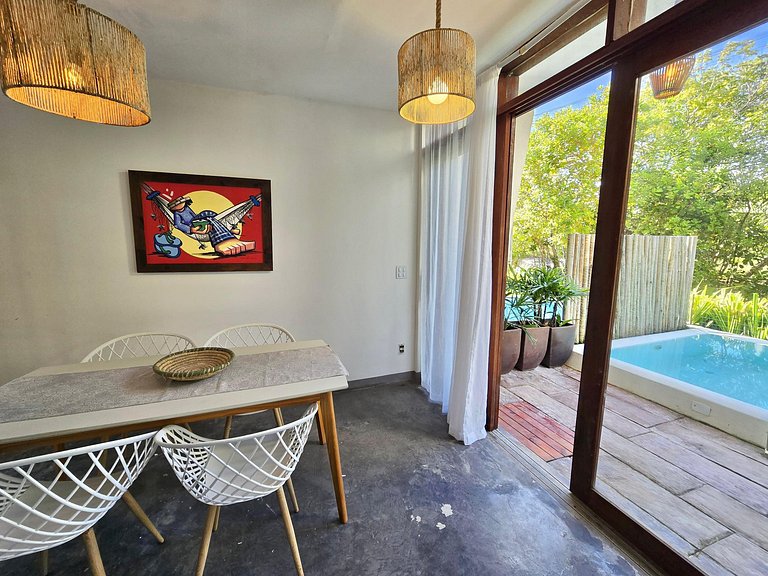Casa em Taipu de Fora com Piscina - 200m da Praia