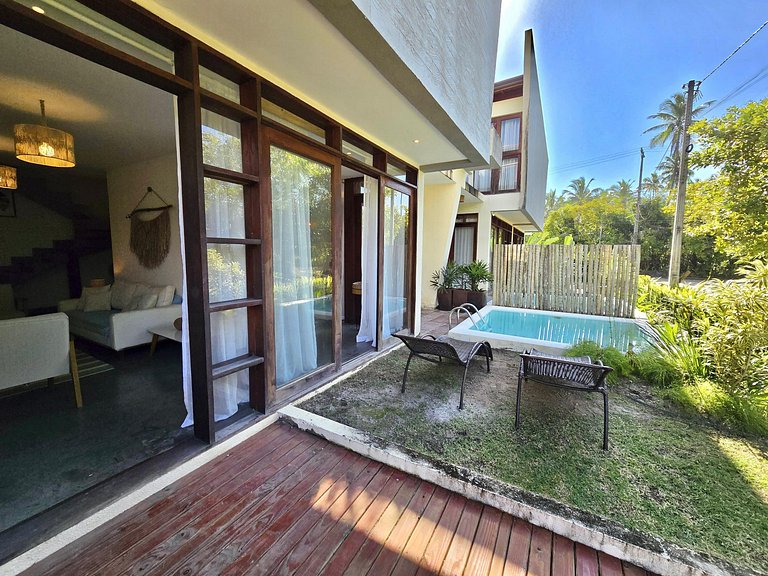 Casa em Taipu de Fora com Piscina - 200m da Praia