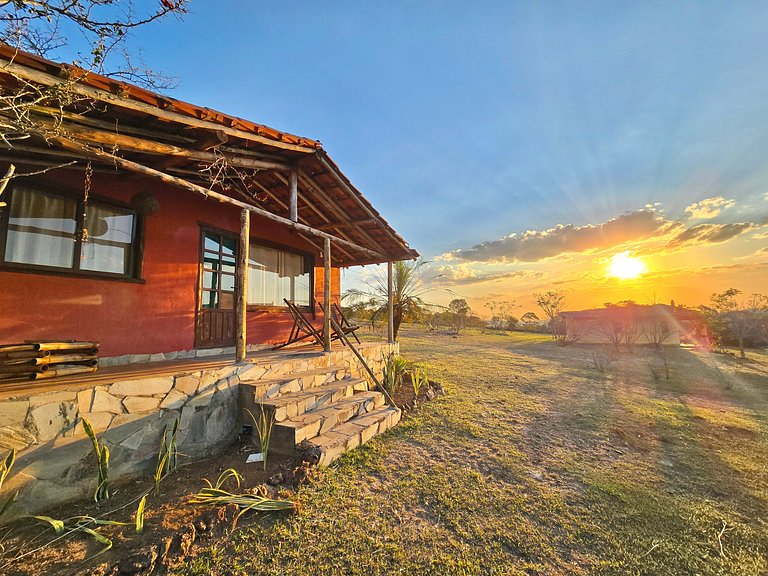 Chalé na Serra - Vista, Natureza e Conforto