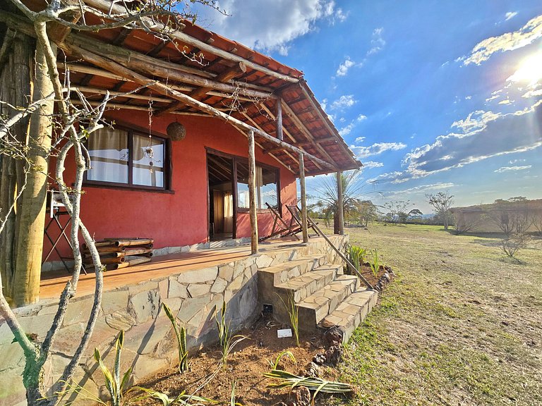 Chalé na Serra - Vista, Natureza e Conforto