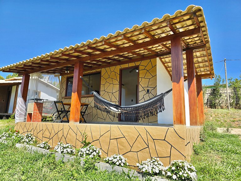 No Centro, com Piscina e Vista da Serra