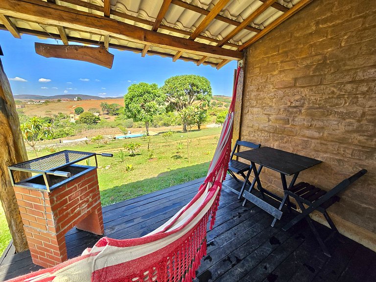 Com Banheira, Piscina e Vista das Montanhas