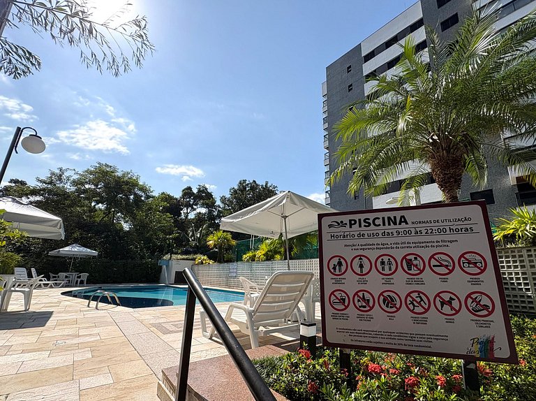 Duplex Completo na Riviera - Próximo à Praia