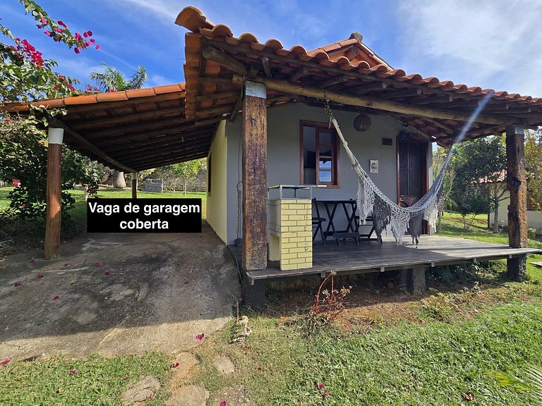 Chalé no Centro com Piscina e Cachoeiras Próximas