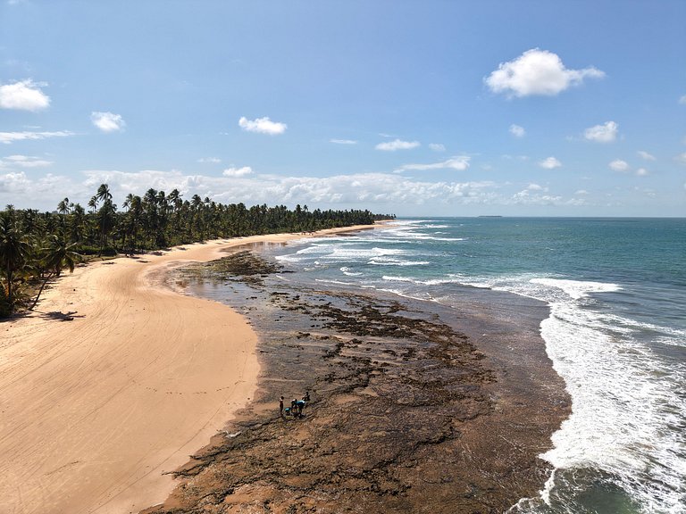 Suíte a 200m da Praia - Café da Manhã e Piscina