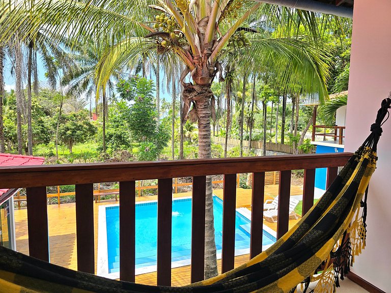 Suíte com Café da Manhã e Piscina - 200m da Praia