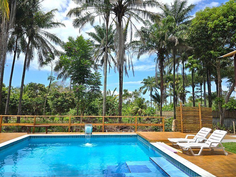 Suíte com 2 quartos e Varanda - 200m da Praia